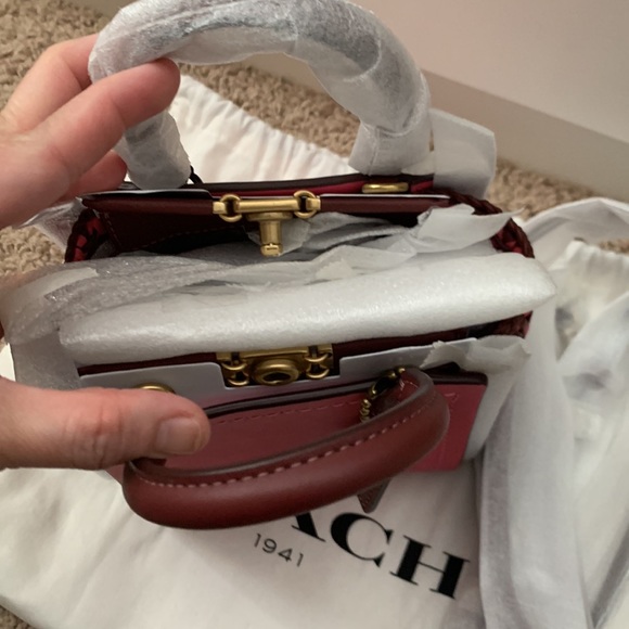 Coach Troupe Tote 16 With Weaving - Picture 7 of 7